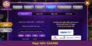nạp tiền SAM86
